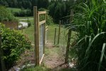 Korridor zum zweiten, separaten Auslaufbereich